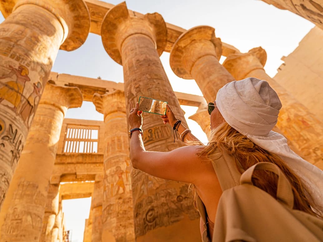 Pyramids & Nile at Christmas